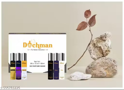 DUCHMAN Romantic Luxurious long lasting Fragrance (Perfume For women ) Pack of Six 6x10ml with uk boy perfume
