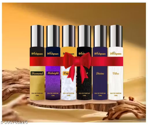 DUCHMAN Romantic Luxurious long lasting Fragrance (Perfume For women ) Pack of Six 6x10ml with uk boy perfume