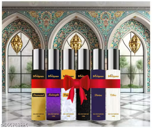 DUCHMAN Romantic Luxurious long lasting Fragrance (Perfume For women ) Pack of Six 6x10ml with uk boy perfume
