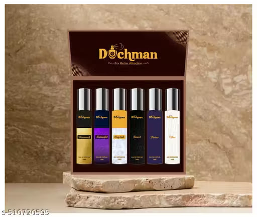 DUCHMAN Romantic Luxurious long lasting Fragrance (PERFUMR FOR WOMEN ) Pack of Six6*10m
