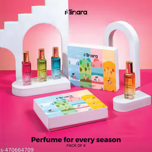 MINARA Beauty Luxury Woman Eau De Parfum Gift Set 4x20 ml for Women|Floral, Fruity Long Lasting EDP Fragrance/Perfume Scent