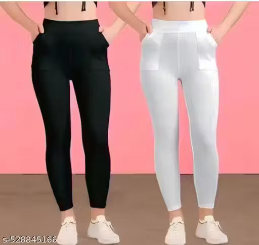 Ravishing Fabulous Women's Leggings ( PACK OF -2 ) type - jeggings